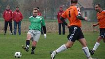 Z utkání fotbalové III. třídy FC Domašín - Labuť Rychnov nad Kněžnou (1:3). 