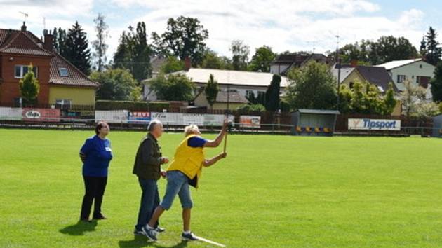 Sportovní hry seniorů Královéhradeckého kraje v Borohrádku.