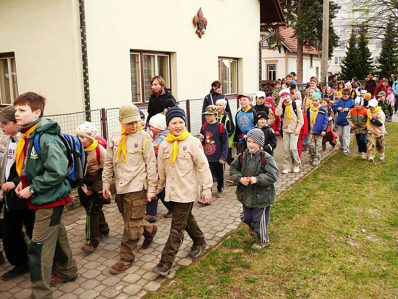 Skauti vítali jaro utopením Morany