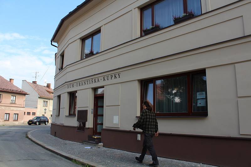 Dům Františka Kupky v Dobrušce v novém.