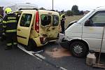 Dopravní nehoda tří osobních vozidel v Lípě nad Orlicí.