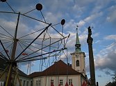 Tradiční Kostelecká pouť na Palackého náměstí v Kostelci nad Orlicí.