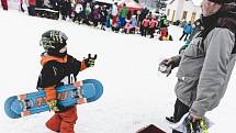 Letošní seriál snowboardových happeningů Just Ride Winter 2016 odstartoval v Deštném v O. h.