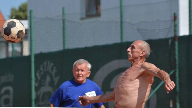 Sportovní hry seniorů Královéhradeckého kraje v Borohrádku.