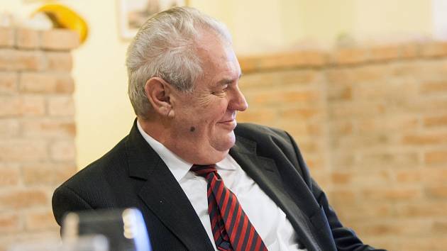 Prezident Miloš Zeman.