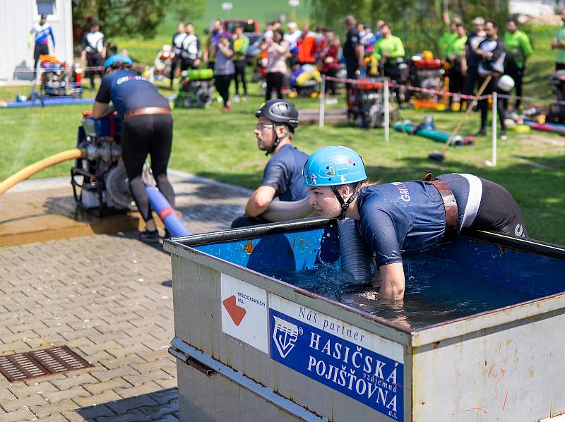 Z houdkovického klání 1. kola XXIII. ročníku Podorlické hasičské ligy.