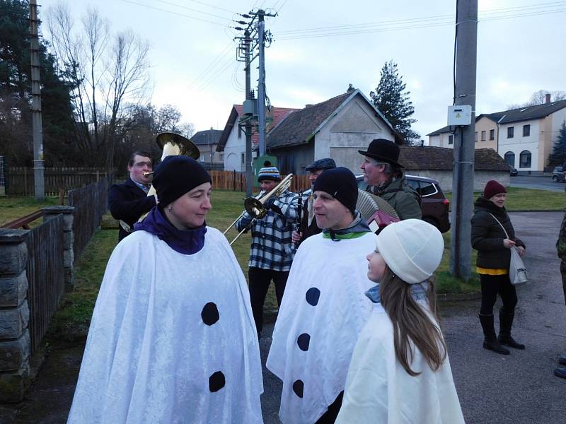 Ze sobotního masopustního veselí v Přepychách.