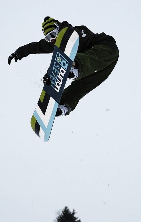 Snowpark v Deštném v Orlických horách