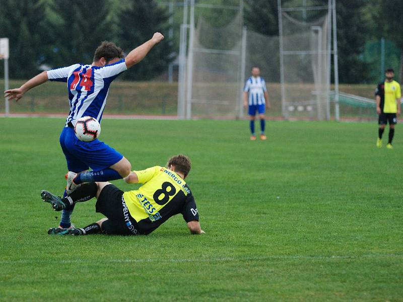 Krajský přebor ve fotbale: SK Jičín - FC Spartak Rychnov nad Kněžnou.