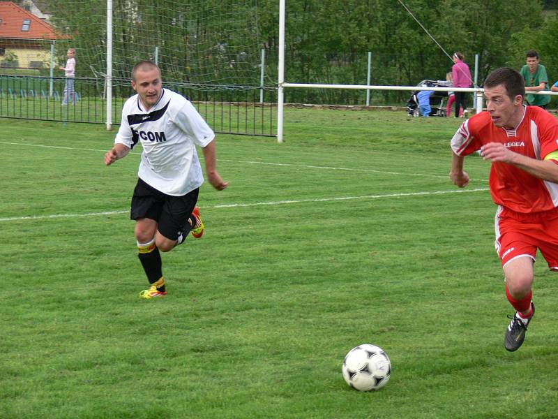 DEBAKL. Fotbalisté Přepych utrpěli s Chlumce nad Cidlinou vysokou porážku.