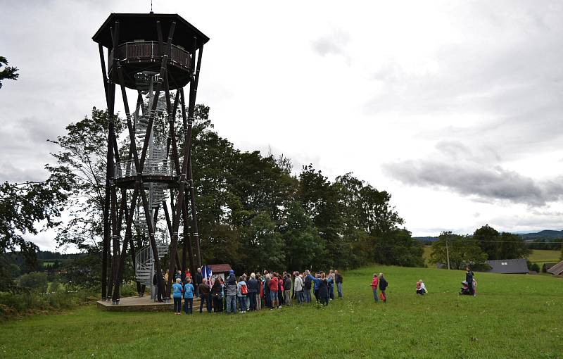 Vysoká Srbská, rozhledna Na Větrné horce.