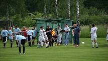 Fotbalové utkání Častolovice - Černíkovice (2:0).