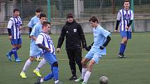 V utkání Poháru mladšího dorostu Dobruška  (světlé dresy) porazila mužstvo Kostelec/Častolovice 5:0.  