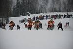 V Dobřanech v Orlických horách závěrečným závodem vyvrcholilo letošní Mistrovství České republiky v motoskijöringu Mitas-Orion Cup 2009.