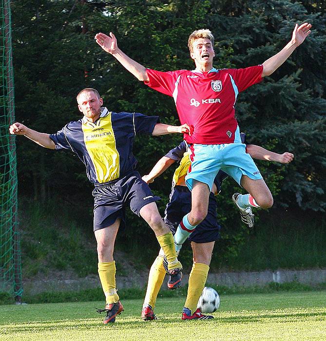 Fotbalové derby Opočno vs Dobruška (1:0).