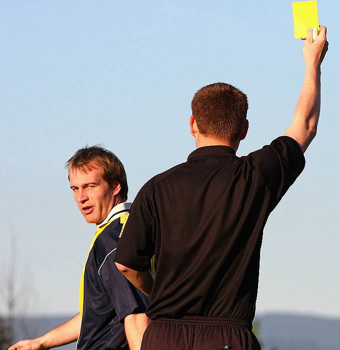 Fotbalové derby Opočno vs Dobruška (1:0).