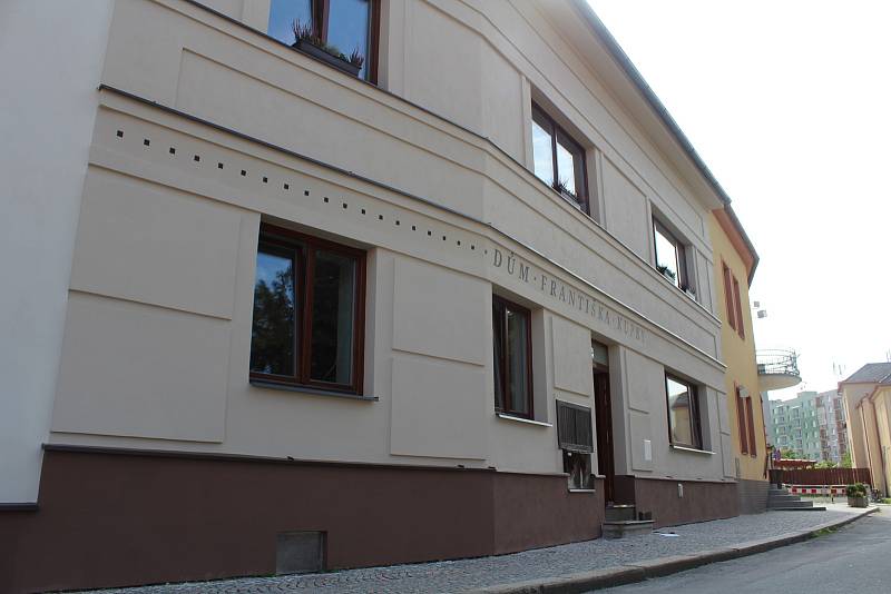 Dům Františka Kupky v Dobrušce v novém.