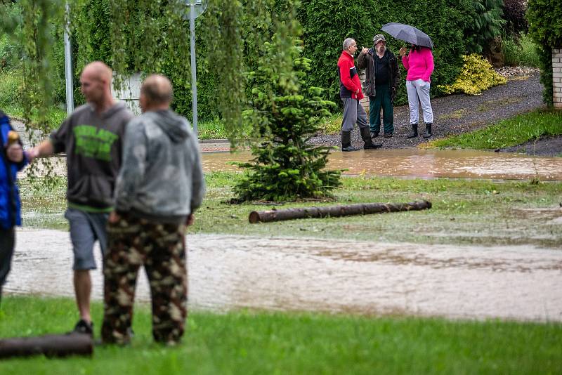 Povodně na Rychnovsku.