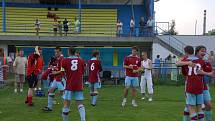 Fotbalové utkání Vamberk - Dobruška (0:5).