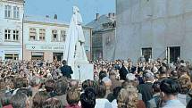 Odhalení sochy F. L. Věka z roku 1962.