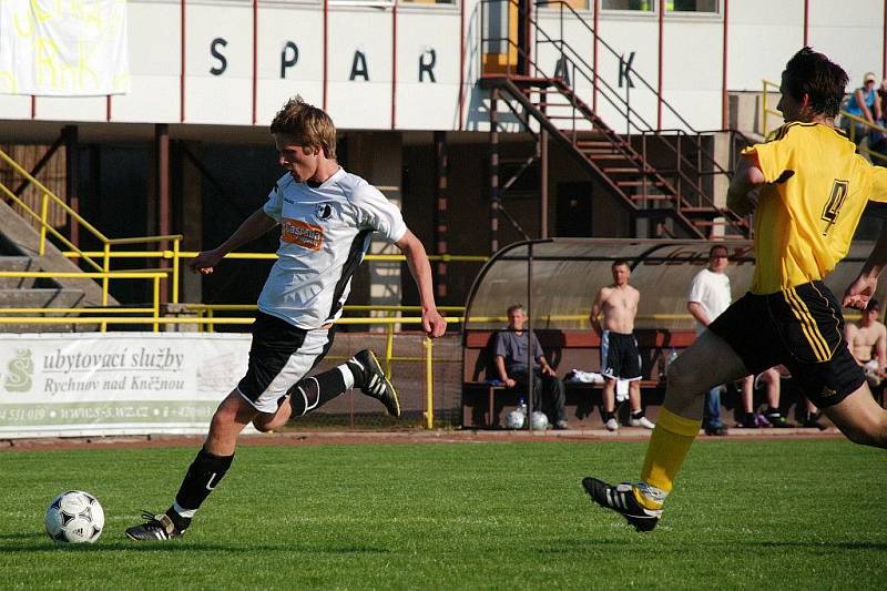 Z utkání krajského přeboru Rychnov nad Kněžnou - Černilov (5:2). 