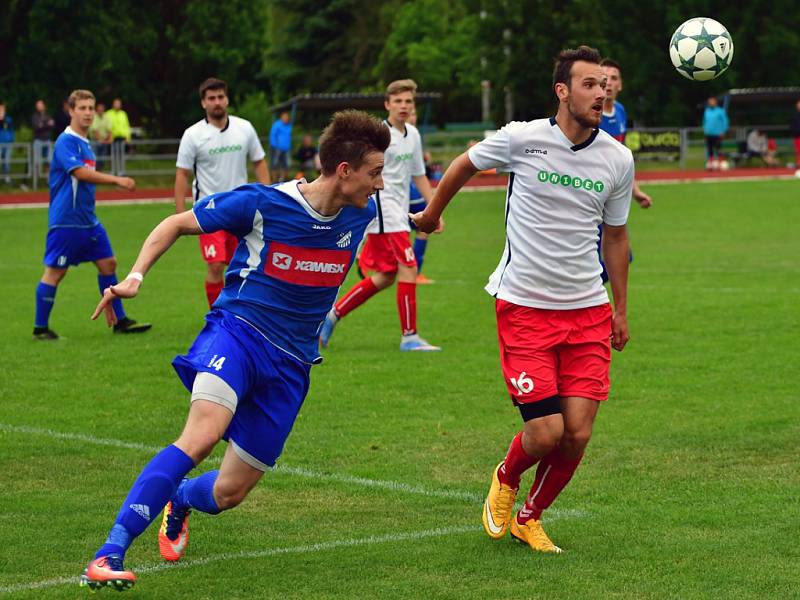 Krajská fotbalová I. A třída: Týniště nad Orlicí - Nový Hradec Králové.