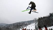 Snowpark v Deštném v Orlických horách