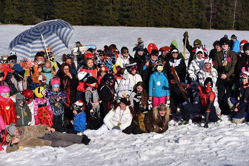 Karneval na sněhu v Orlickém Záhoří.