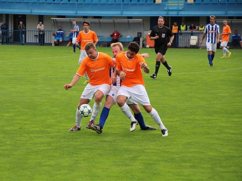 Krajský přebor ve fotbale: Náchod - Kostelec nad Orlicí.