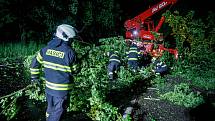 Zásah hasičů v Královéhradeckém kraji 