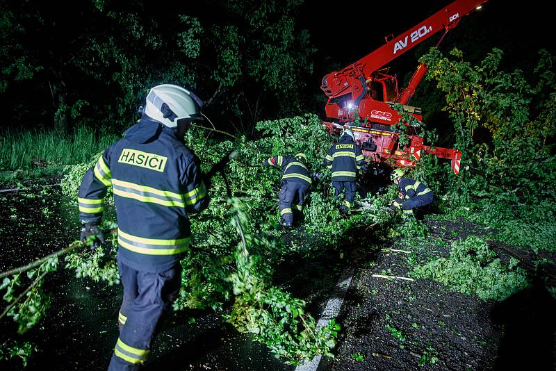 Zásah hasičů v Královéhradeckém kraji 