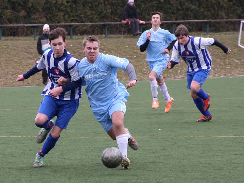 V utkání Poháru mladšího dorostu Dobruška  (světlé dresy) porazila mužstvo Kostelec/Častolovice 5:0.  