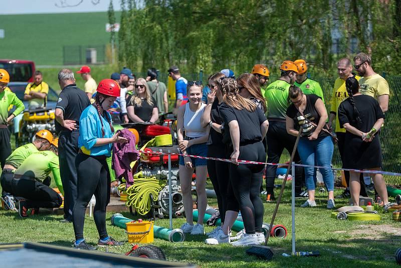 Z houdkovického klání 1. kola XXIII. ročníku Podorlické hasičské ligy.