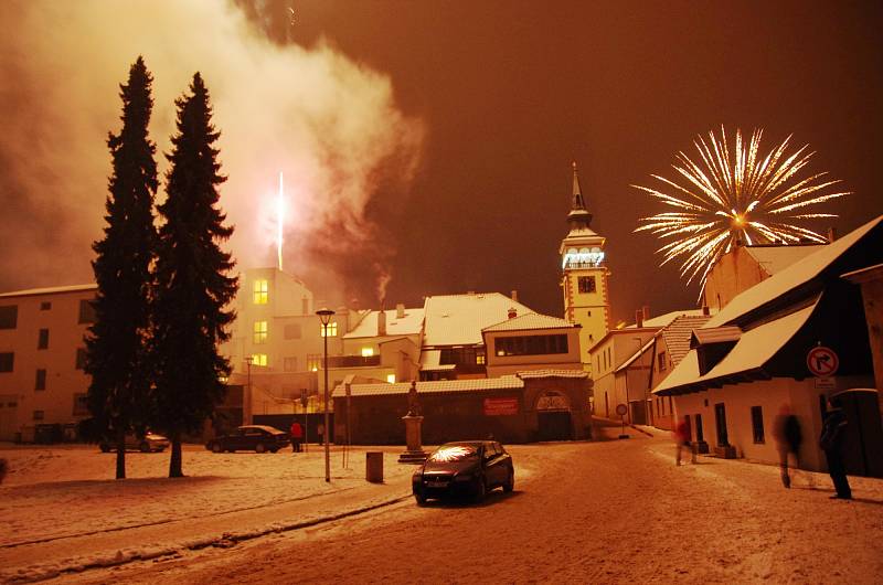 Města a obce na Rychnovsku vítala nový rok