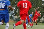 Z pohárového utkání FC České Meziříčí - SK Týniště nad Orlicí (1:1, na pen. 4:3). 