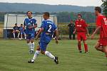 Z pohárového utkání FC České Meziříčí - SK Týniště nad Orlicí (1:1, na pen. 4:3). 