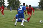 Z pohárového utkání FC České Meziříčí - SK Týniště nad Orlicí (1:1, na pen. 4:3). 