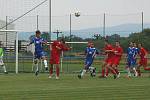 Z pohárového utkání FC České Meziříčí - SK Týniště nad Orlicí (1:1, na pen. 4:3). 