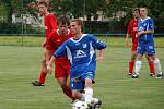 Z pohárového utkání FC České Meziříčí - SK Týniště nad Orlicí (1:1, na pen. 4:3). 