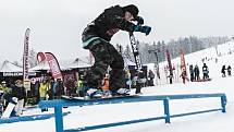 Letošní seriál snowboardových happeningů Just Ride Winter 2016 odstartoval v Deštném v O. h.