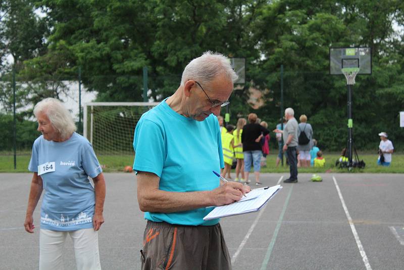 Sportovní hry seniorů Královéhradeckého kraje v Borohrádku.