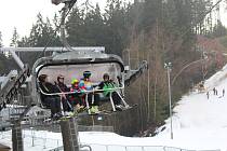Ze Ski centra Říčky na Nový rok.
