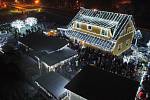 Vánoční dům v Petrovičkách u Týniště rozzářily desetitisíce světýlek