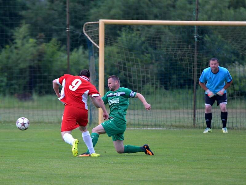 Fotbalový okresní přebor II. třídy: Borohrádek - Křivice.