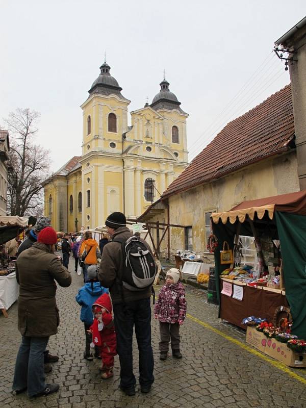 Vánoční ulička v Kostelci nad Orlicí