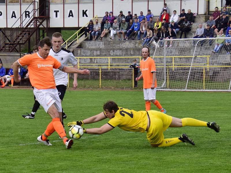 Krajský přebor ve fotbale: FC Spartak Rychnov nad Kněžnou - FK Kostelec nad Orlicí.