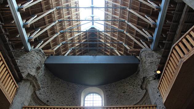 Rekonstrukce střechy začala v roce 2022. Je dokončena.