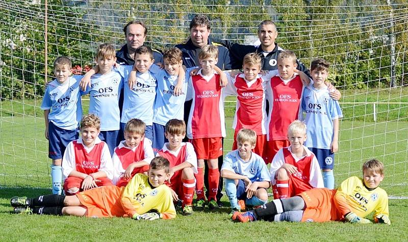 Výběr fotbalistů OFS Rychnov nad Kněžnou U11 ve Rtyni v Podkrkonoší.