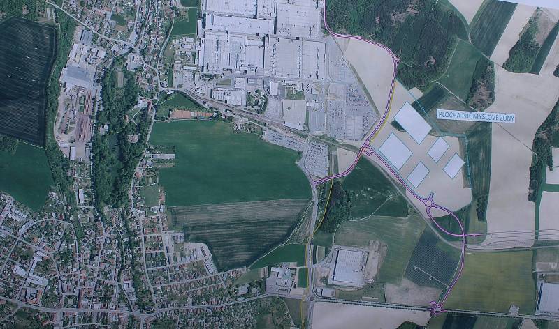 Tady vyroste nová část průmyslové zóny u Solnice.
