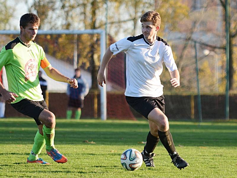 V minulém kole fotbalisté Rychnova nad Kněžnou  porazili Dobrušku gólem v samotném závěru utkání 2:1.